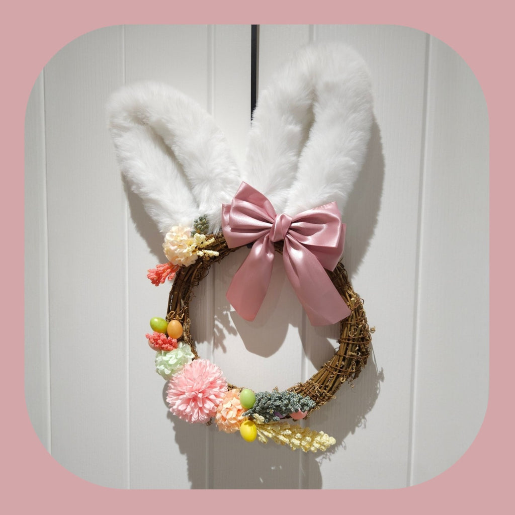 Pretty in Pink Bunny Wreath🌸