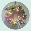 Pastel Bunny Party Wreath 🐰🌸