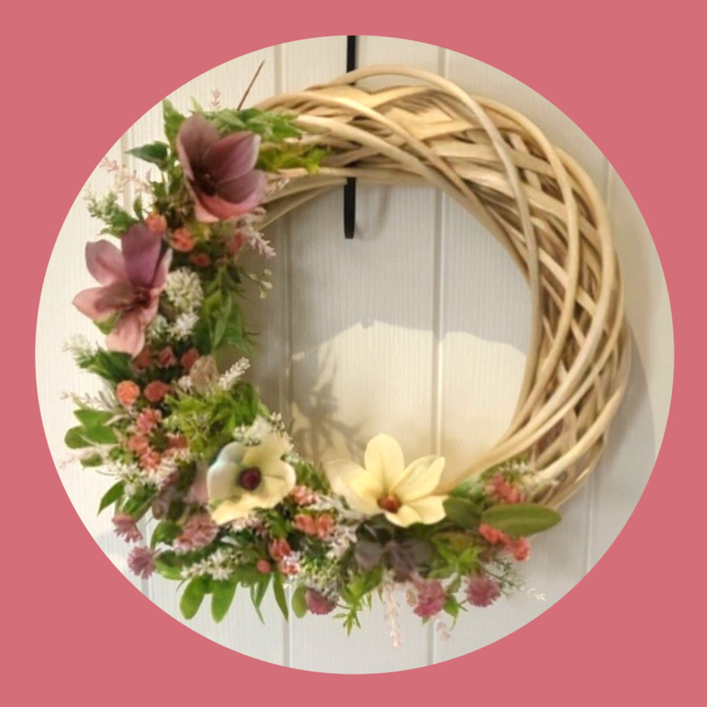 Blush Meadow Wreath 🌸