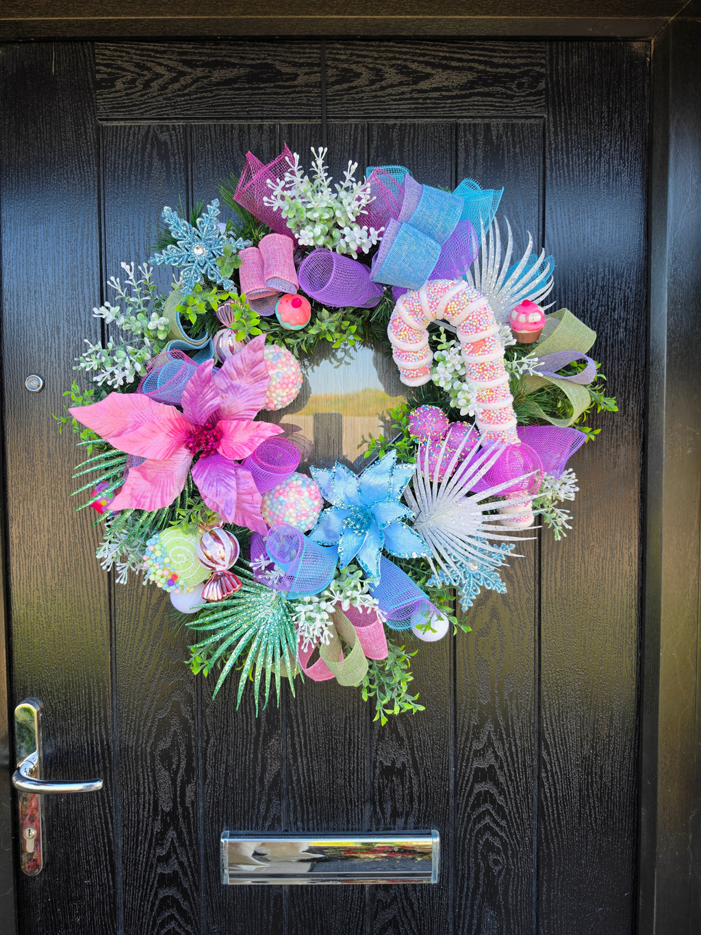 The Sweet Talker – Handmade Christmas Door Wreath
