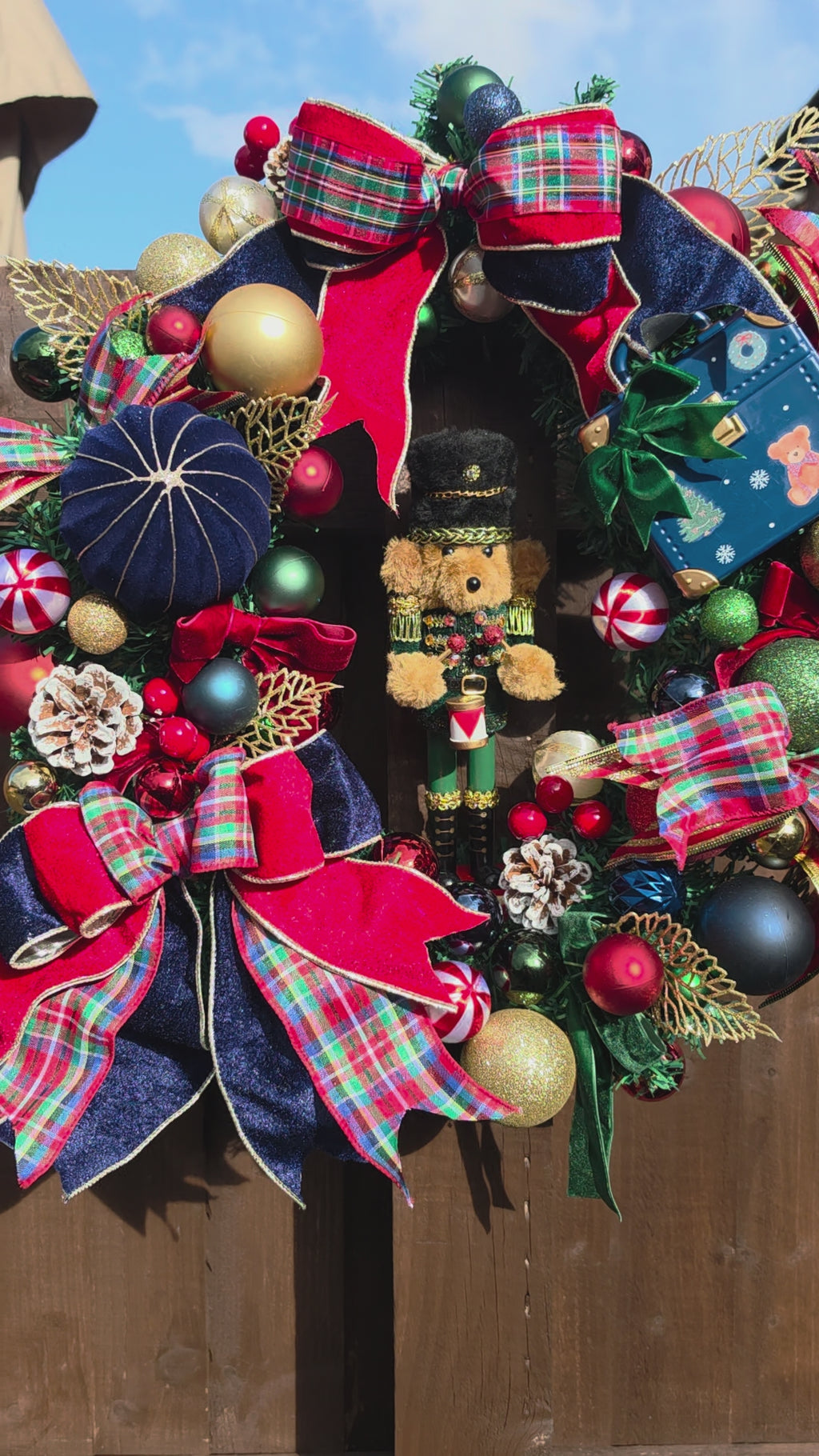 Mister Theodore — Luxury Christmas Door Wreath | One of a Kind
