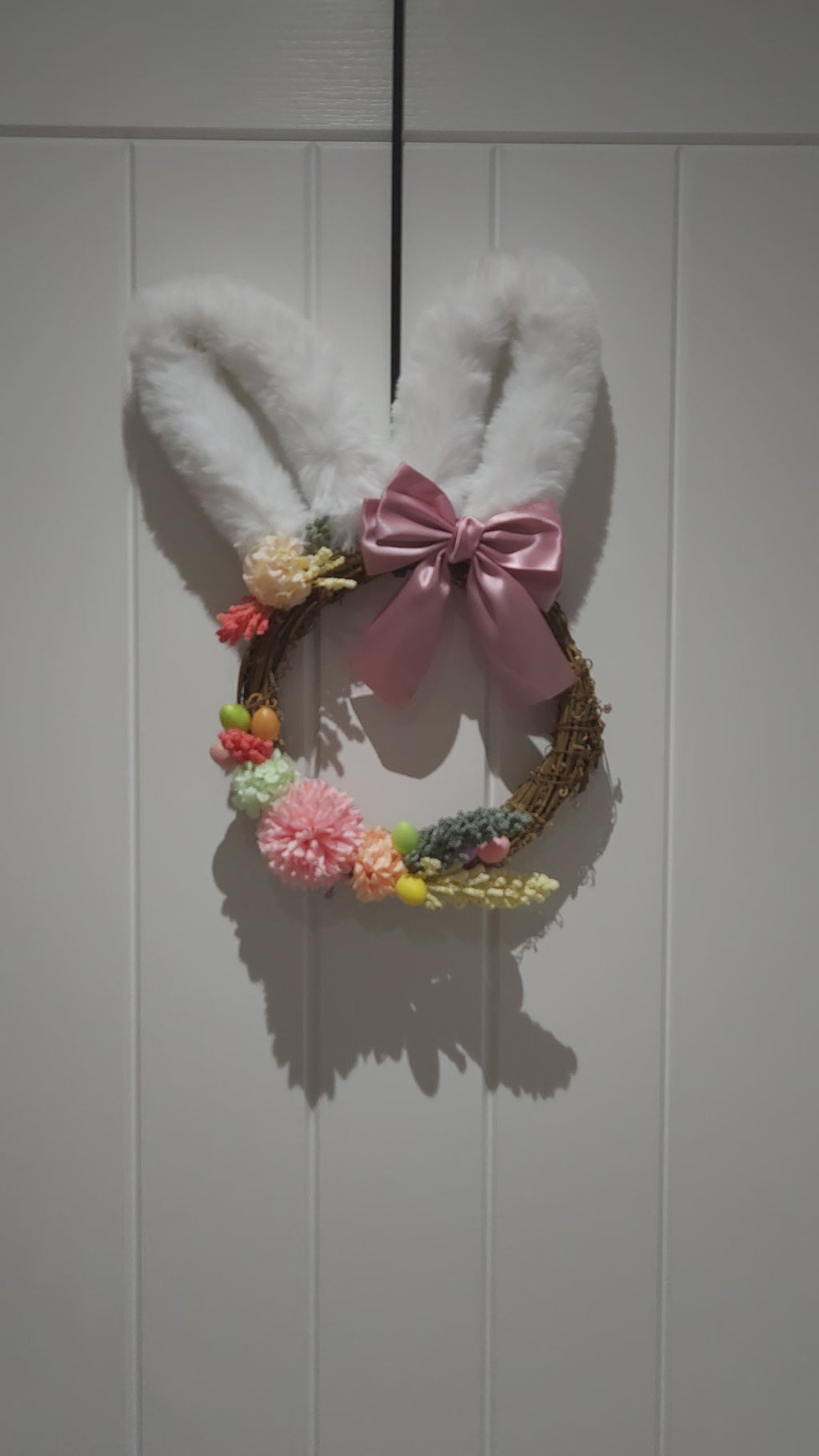 Pretty in Pink Bunny Wreath🌸
