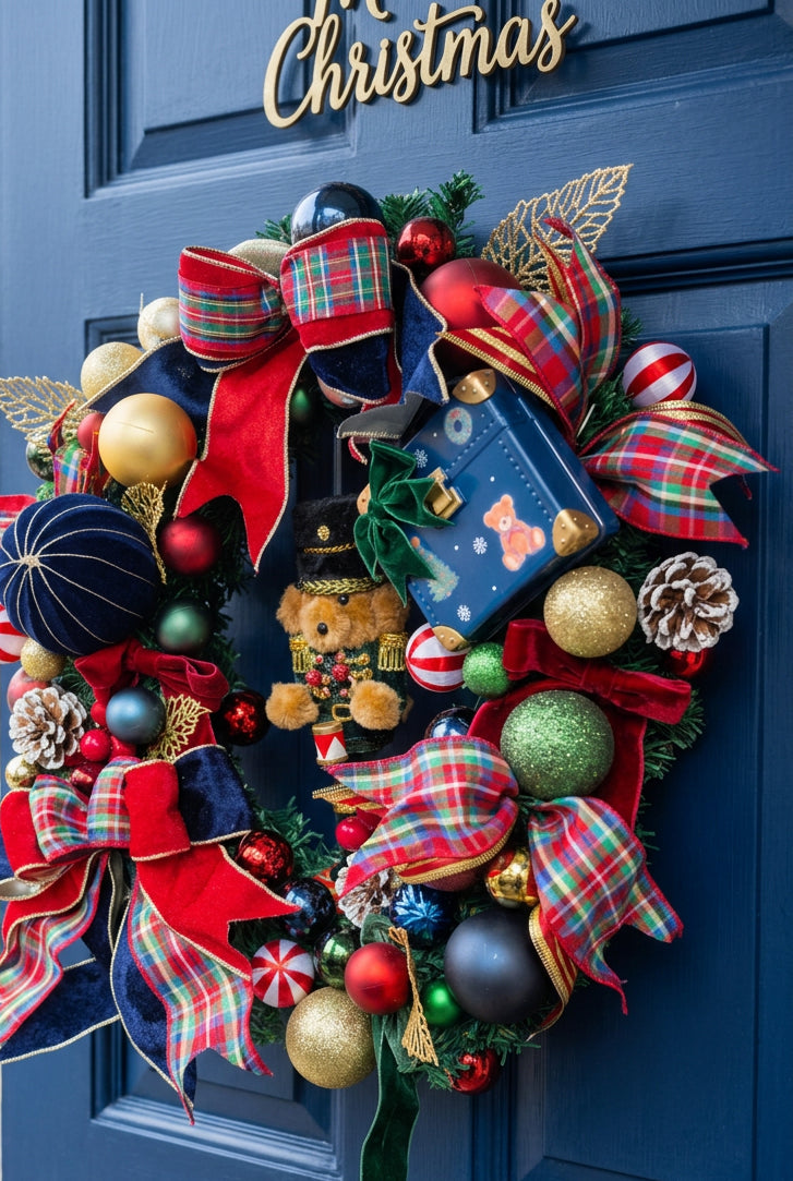 Mister Theodore — Luxury Christmas Door Wreath | One of a Kind